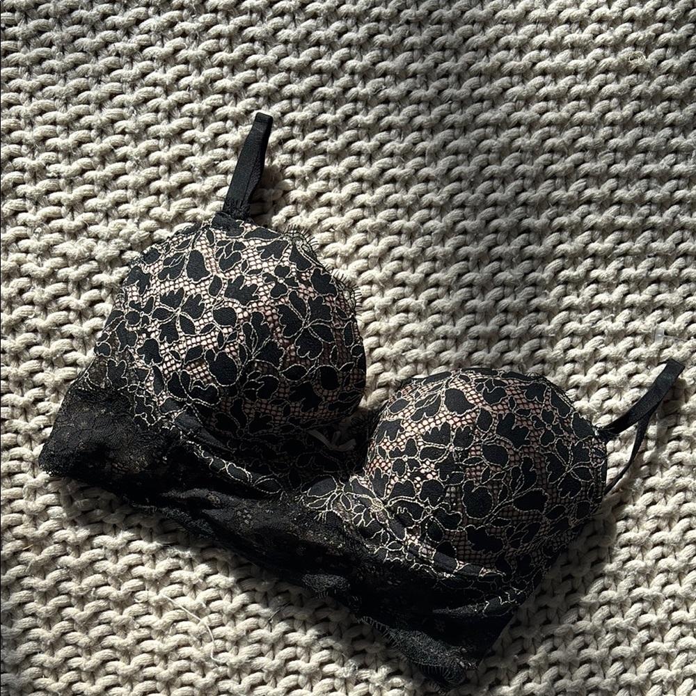 Victoria's Secret Black Lace Bustier